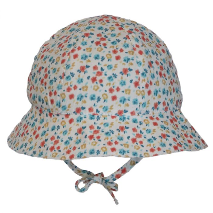 Calikids S2320 Cotton Baby Bow Hat (Floral) -  –   Kelowna Store