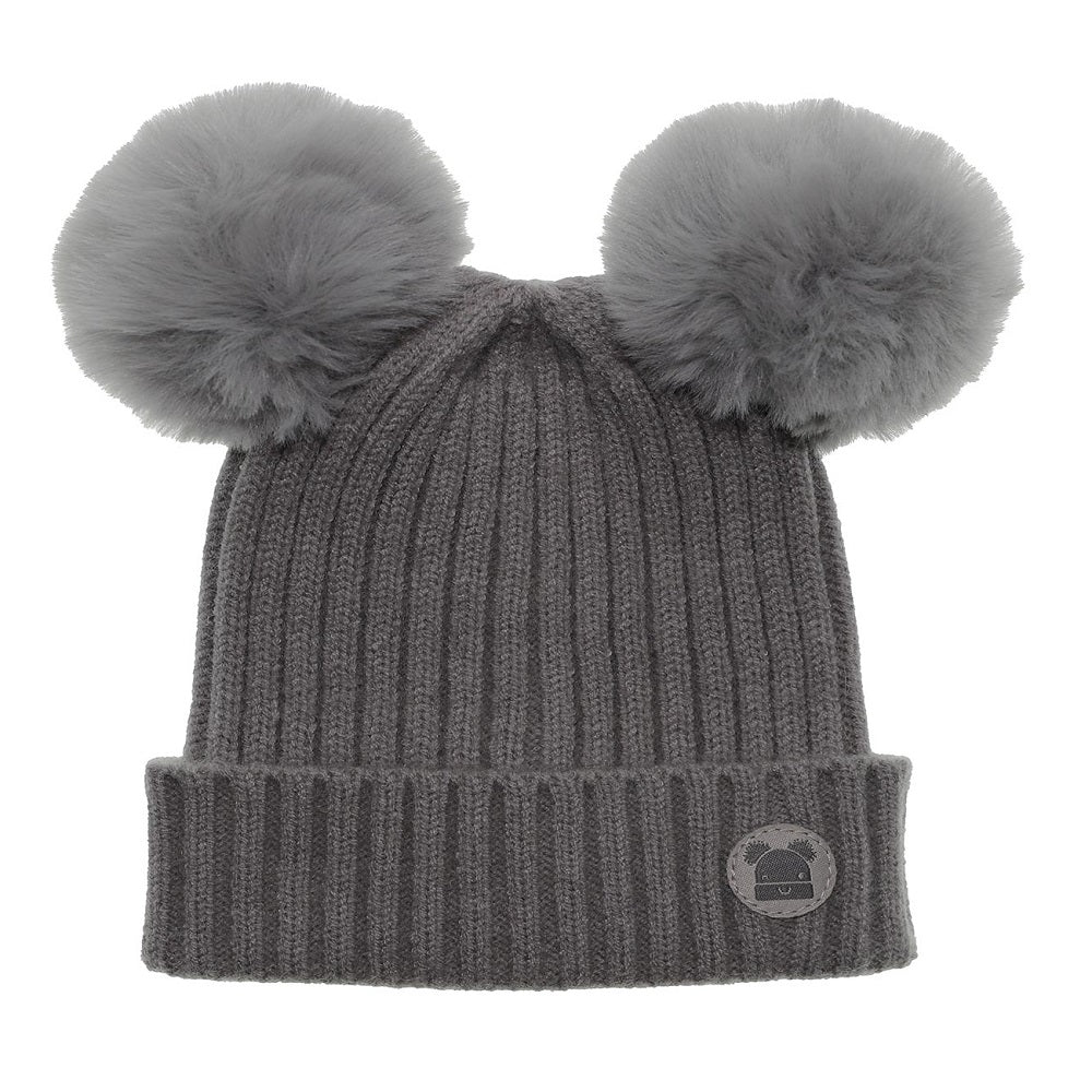 Grey baby hat on sale