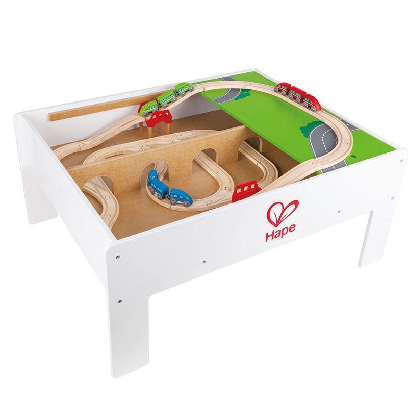 Hape Reversible Train Storage Table - babyandme.ca – babyandme.ca