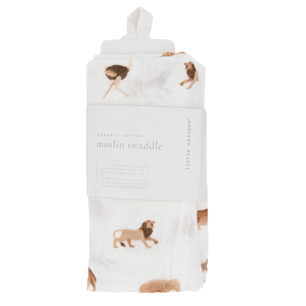 Little unicorn swaddle blanket sale