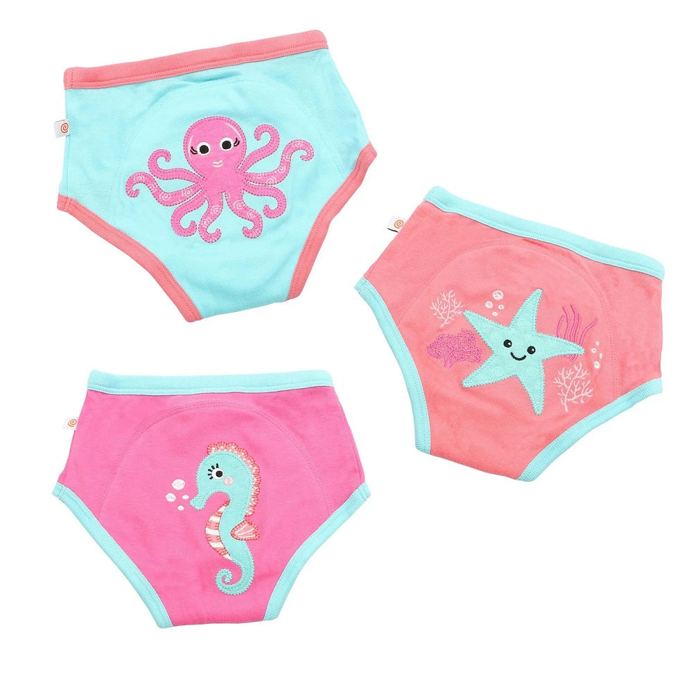 Buy ZOOCCHINI Organic Cotton Potty Training Pants Set Girl Ocean