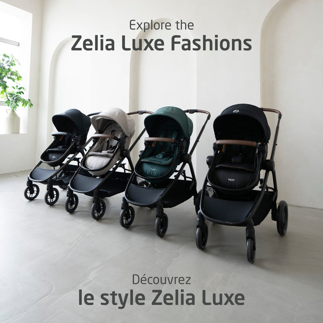 Maxi Cosi Zelia Luxe 5-in-1 Travel System (New Hope Tan)