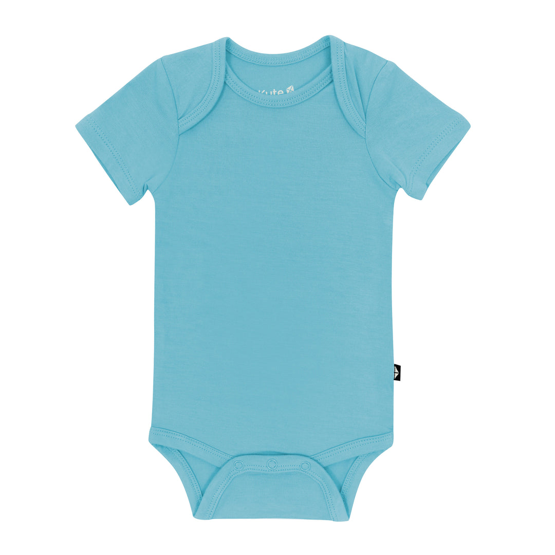 Kyte Baby Short Sleeve Bodysuit (Makai)