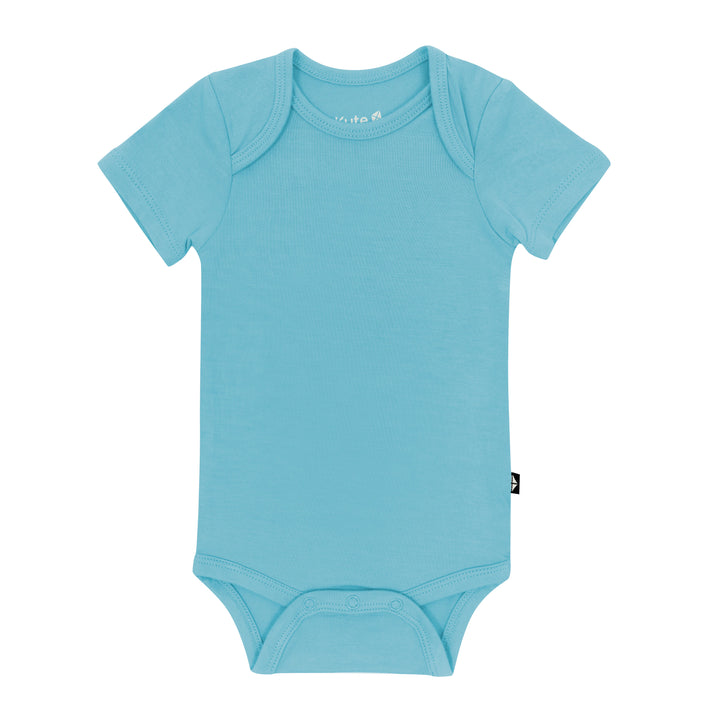 Kyte Baby Short Sleeve Bodysuit (Makai)