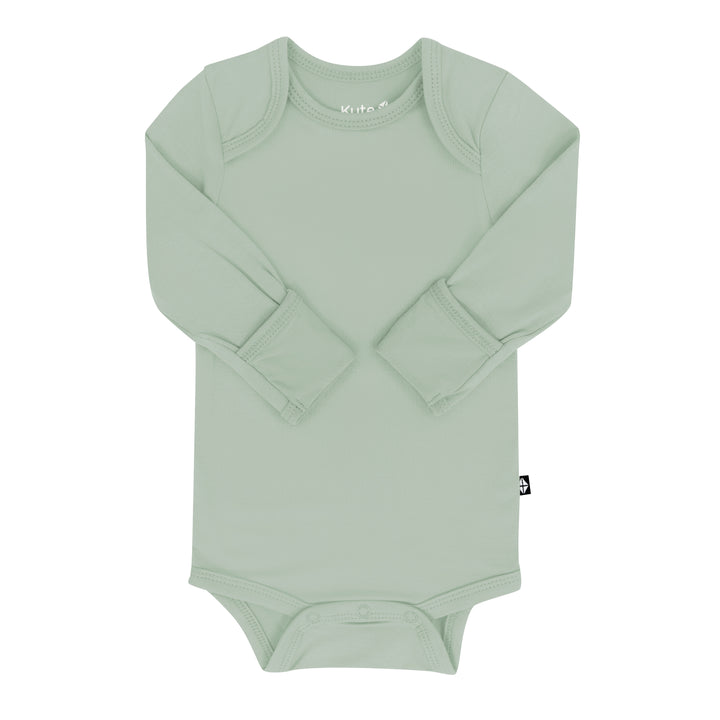 Kyte Baby Long Sleeve Bodysuit (Thyme)