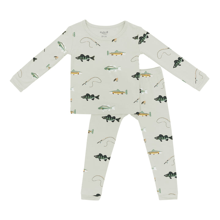 Kyte Baby Long Sleeve Pajamas (Fishing)