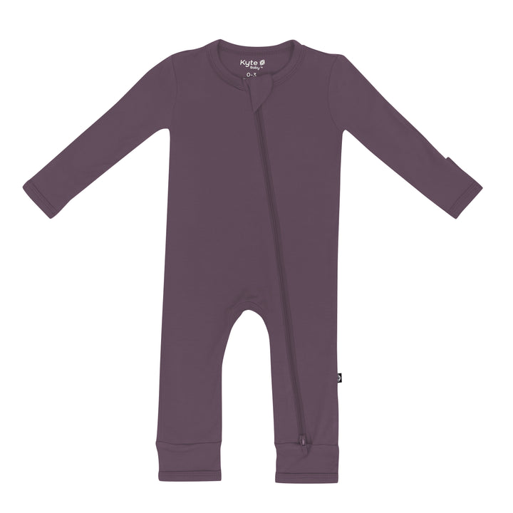 Kyte Baby Zippered Romper (Currant)