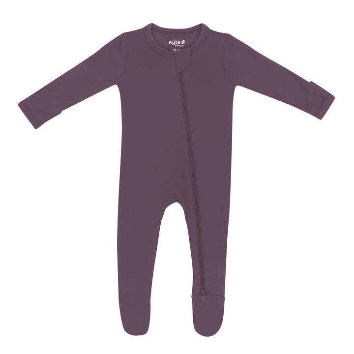 Kyte Baby Zippered Footie (Currant)