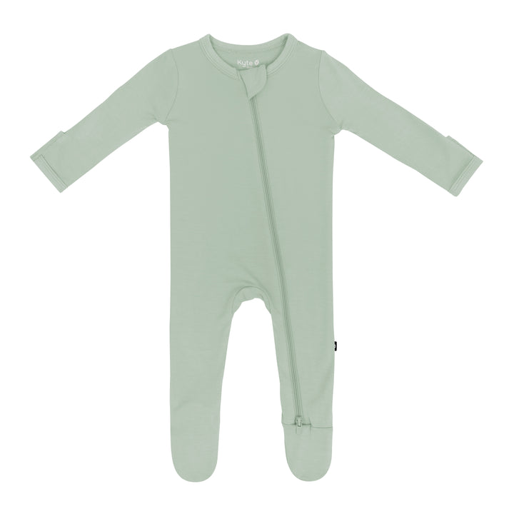 Kyte Baby Zippered Footie (Thyme)