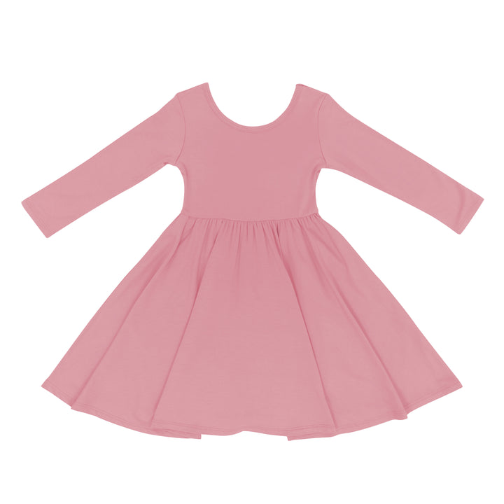 Kyte Baby Long Sleeve Twirl Dress (Apple Blossom)