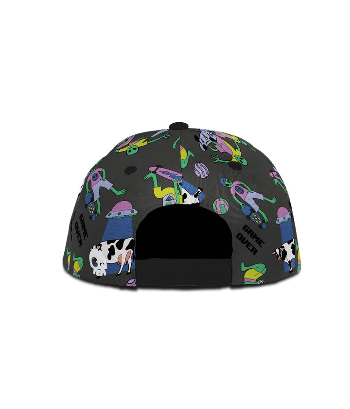 Headster Kids Alien Invasion Charcoal Snapback