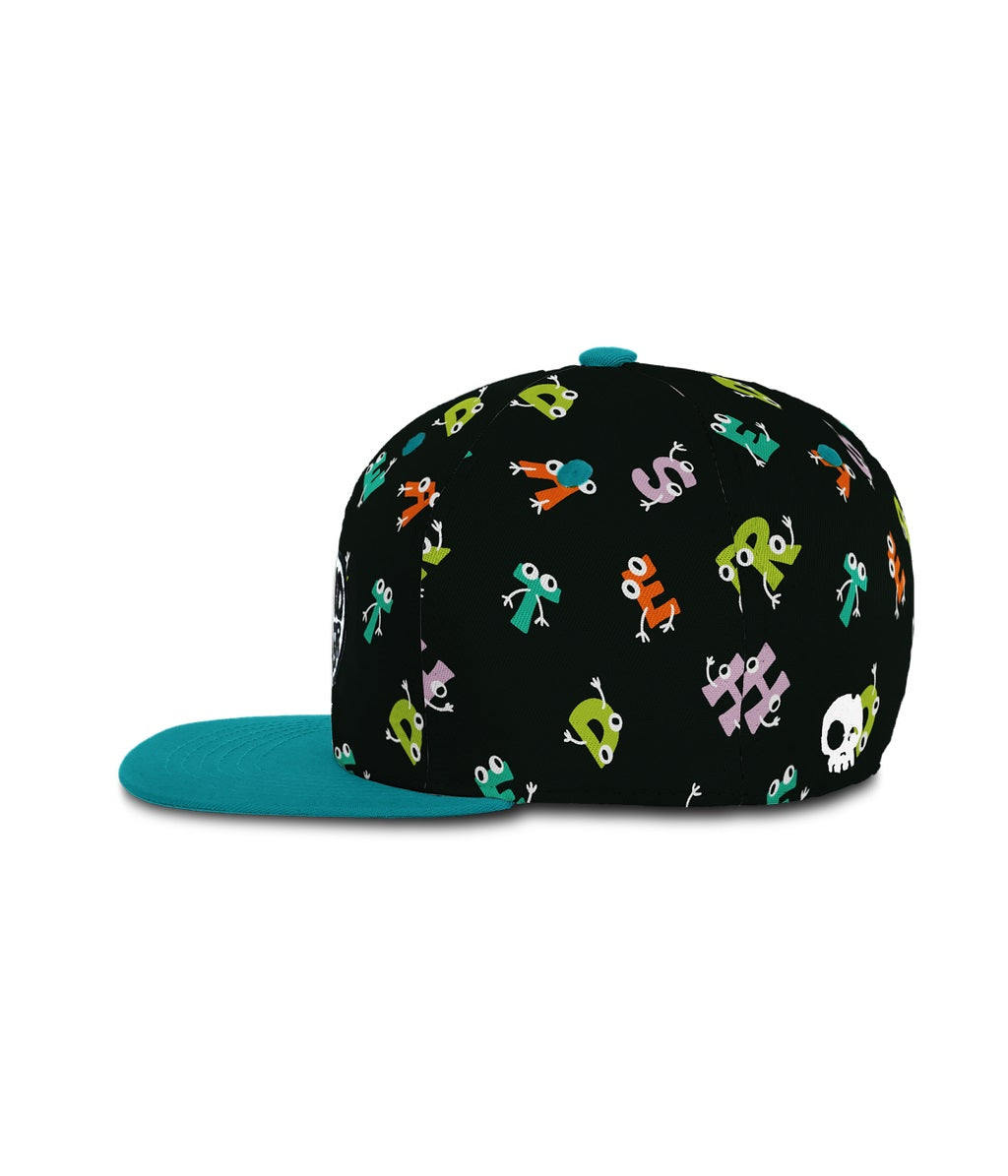 Headster Kids Alphabet Fiesta Black Snapback