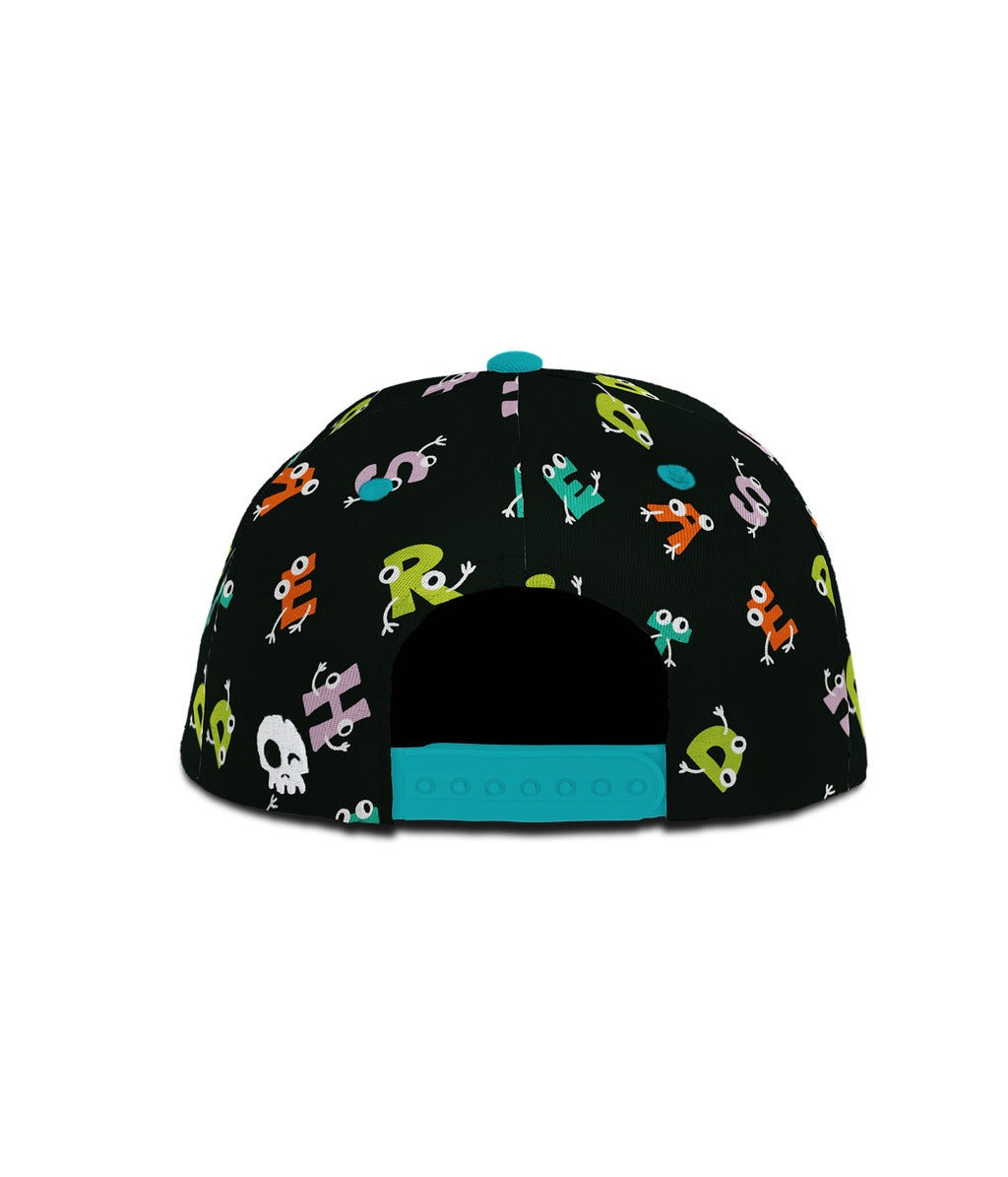 Headster Kids Alphabet Fiesta Black Snapback