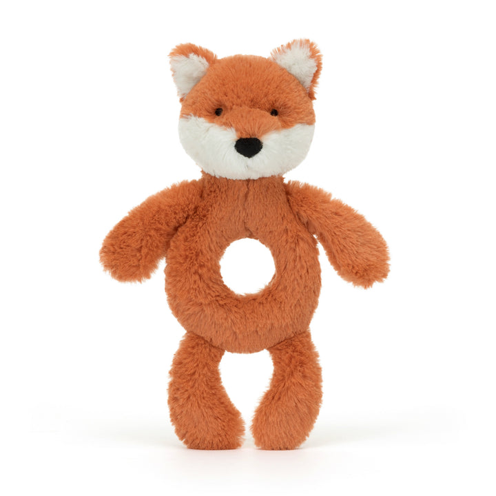 Jellycat Bashful Fox Cub Ring Rattle