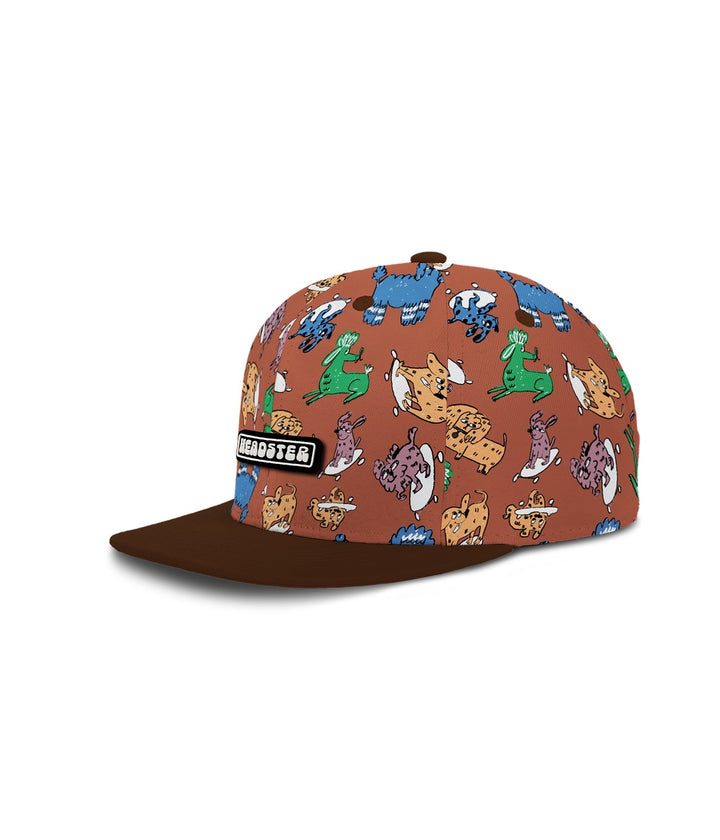 Headster Kids Best Buds Dark Orange Snapback