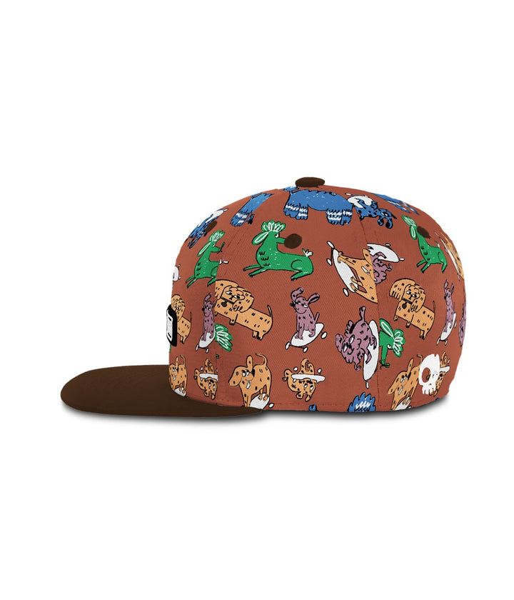 Headster Kids Best Buds Dark Orange Snapback