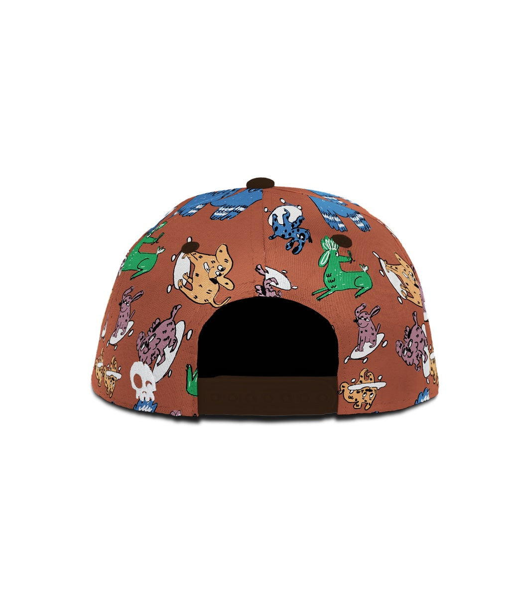 Headster Kids Best Buds Dark Orange Snapback