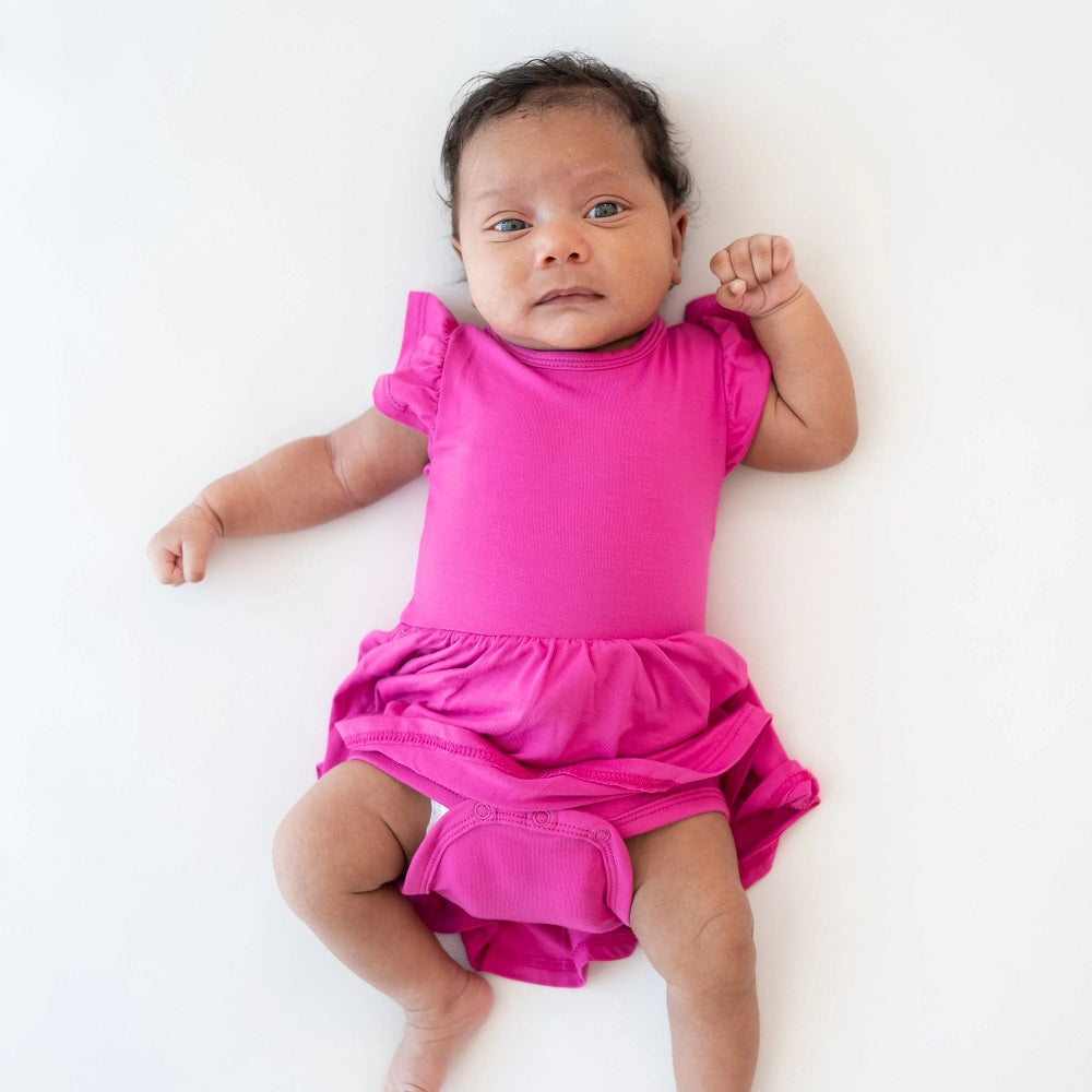 Kyte Baby Twirl Bodysuit Dress-Apparel-Kyte Baby--babyandme.ca