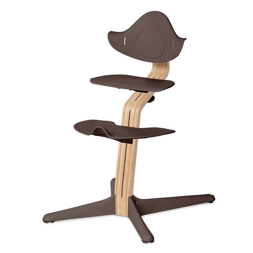 Nomi High Chair White Oak (Coffee)-Feeding-Stokke-025733 CF W-babyandme.ca