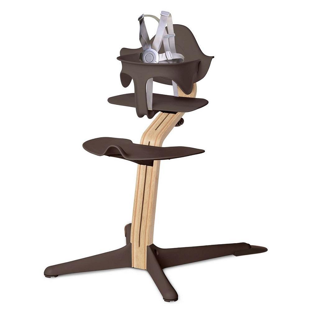 Nomi High Chair White Oak (Coffee)-Feeding-Stokke-025733 CF W-babyandme.ca