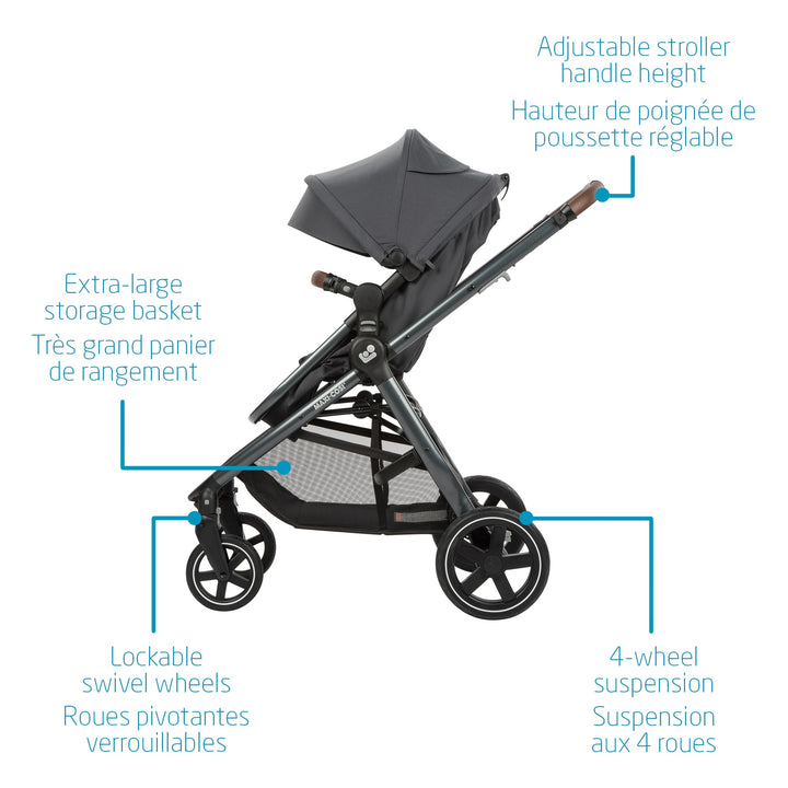 Maxi Cosi Zelia Max 5-in-1 Modular Travel System - FINAL SALE