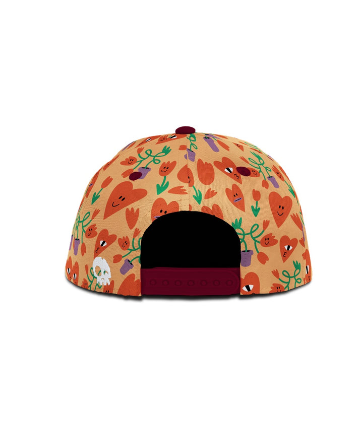 Headster Kids Plant Lovers Orange Snapback