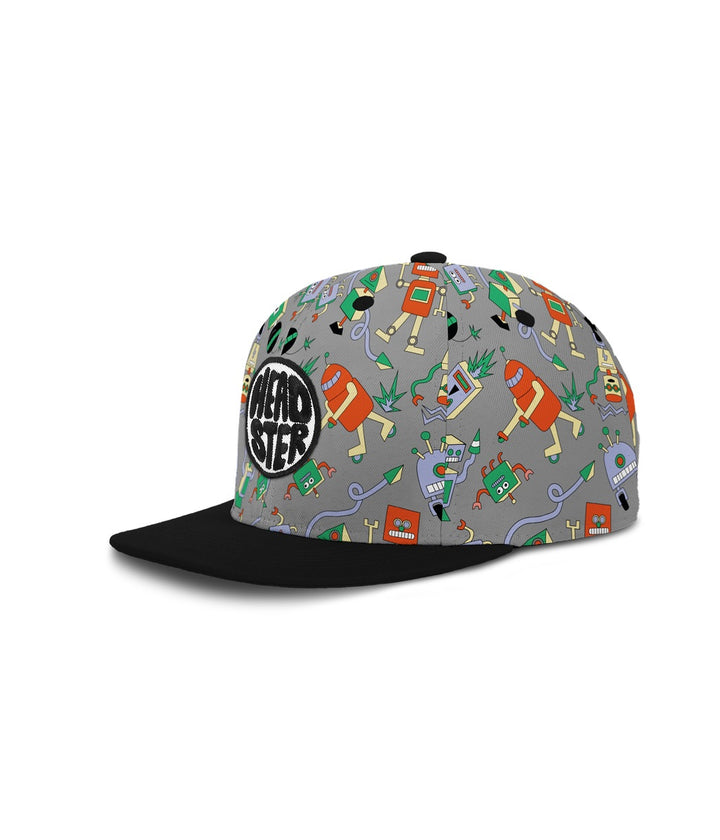 Headster Kids Robotic Chaos Grey Mix Snapback