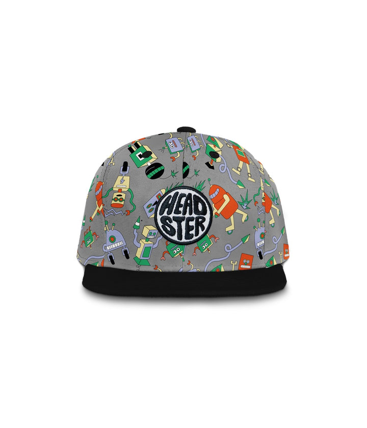 Headster Kids Robotic Chaos Grey Mix Snapback