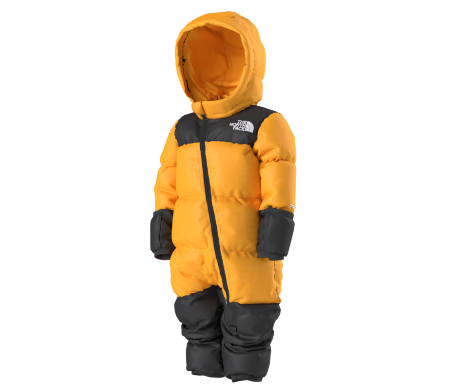 The North Face Baby 1996 Retro Nuptse 1-Piece (Summit Gold)