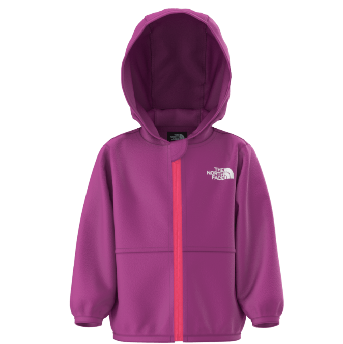 The North Face Baby Glacier Full Zip Hoodie (Deep Mulberry)