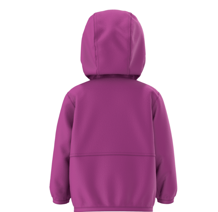 The North Face Baby Glacier Full Zip Hoodie (Deep Mulberry)