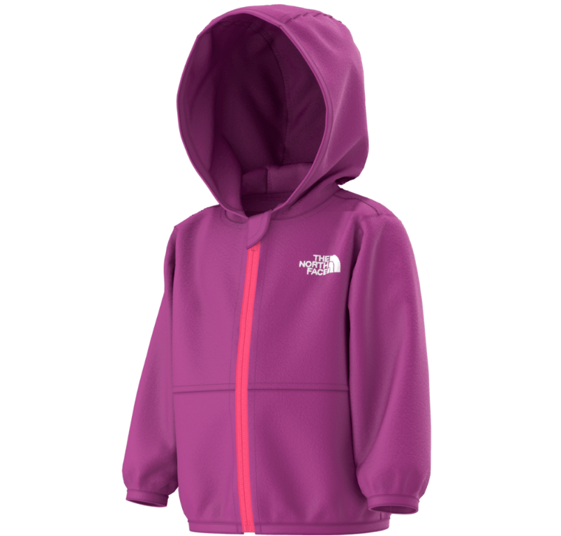 The North Face Baby Glacier Full Zip Hoodie (Deep Mulberry)