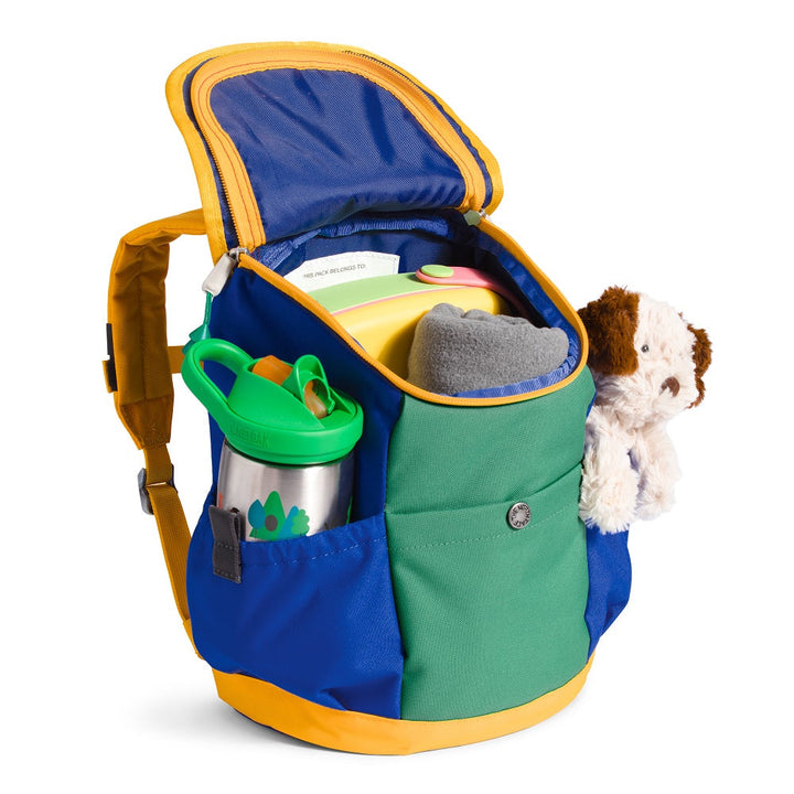 The North Face Youth Mini Explorer Backpack (TNF Red/Deep Grass Green/TNF Blue/Summit Gold)-Apparel-The North Face-031317 RD-babyandme.ca