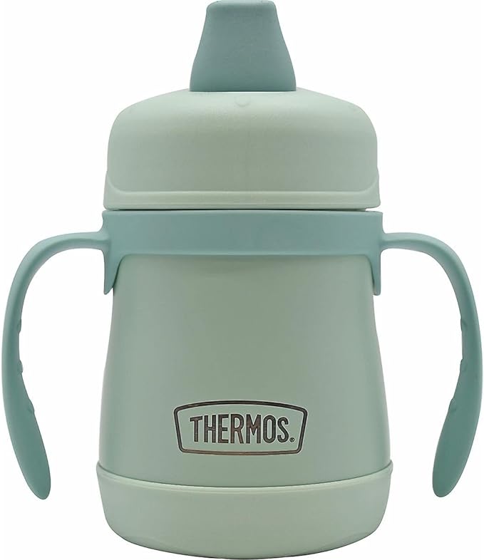 Thermos Stainless Steel Sippy Cup with Handles 7oz (Mint)