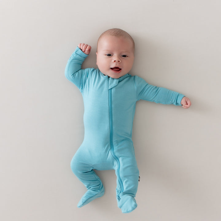 Kyte Baby Zippered Footie (Makai)