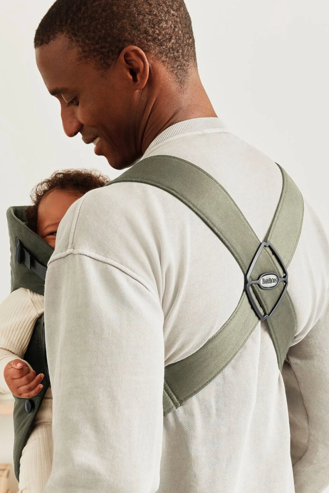 Baby Bjorn Baby Carrier Mini Woven (Dark Green)