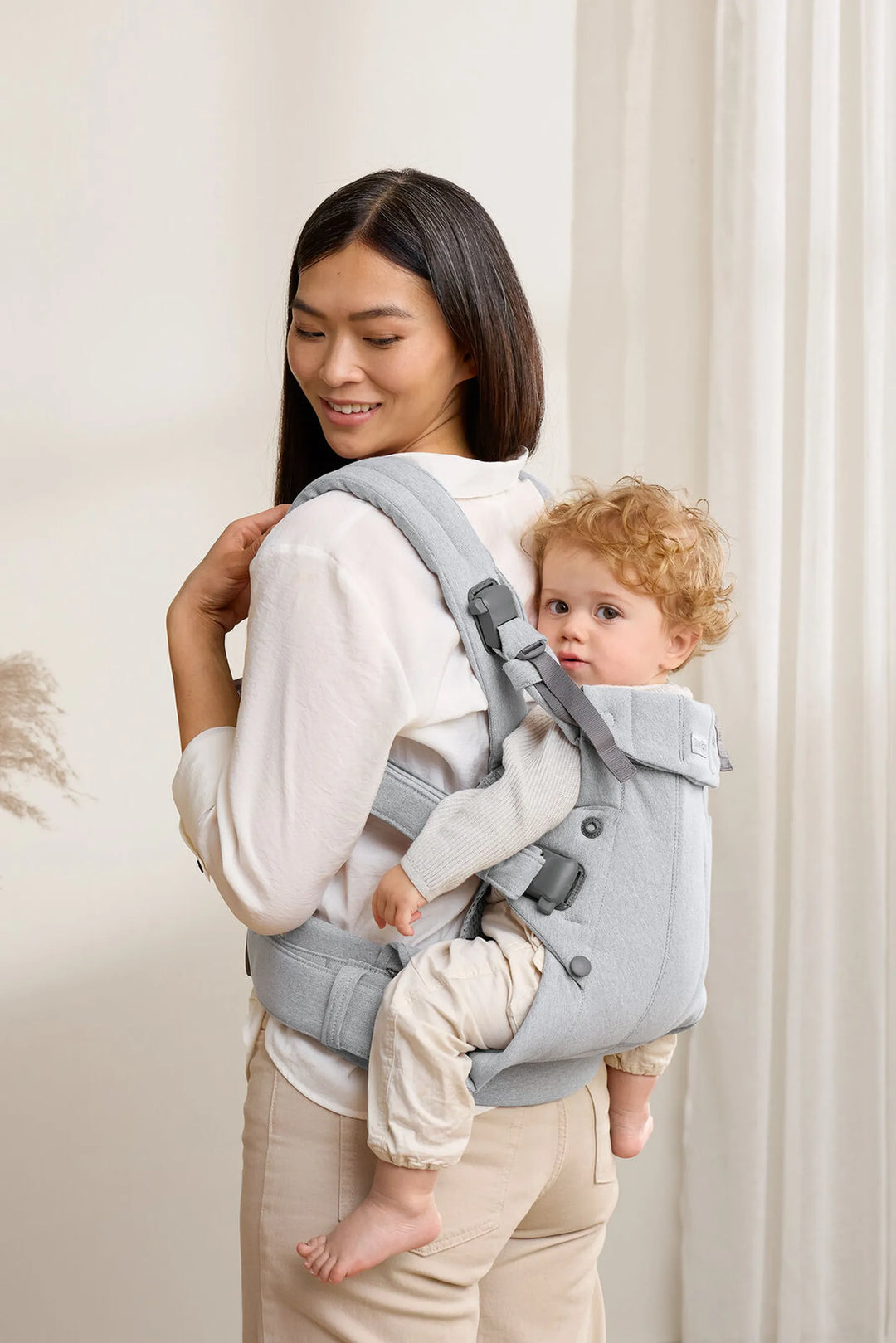 Baby Bjorn Harmony Carrier Woven Melange (Light Grey)