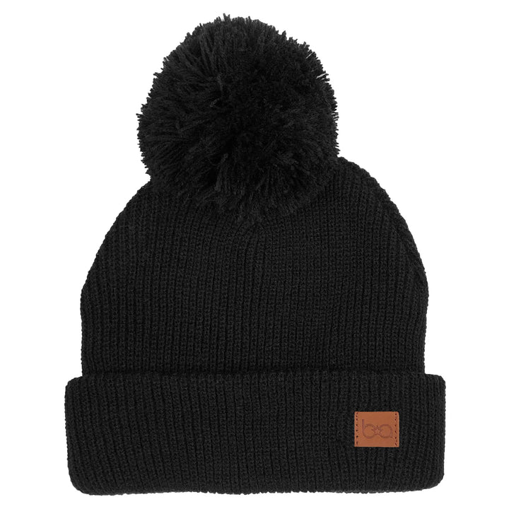 Babyfied Apparel Pom-Pom Toque (Black)