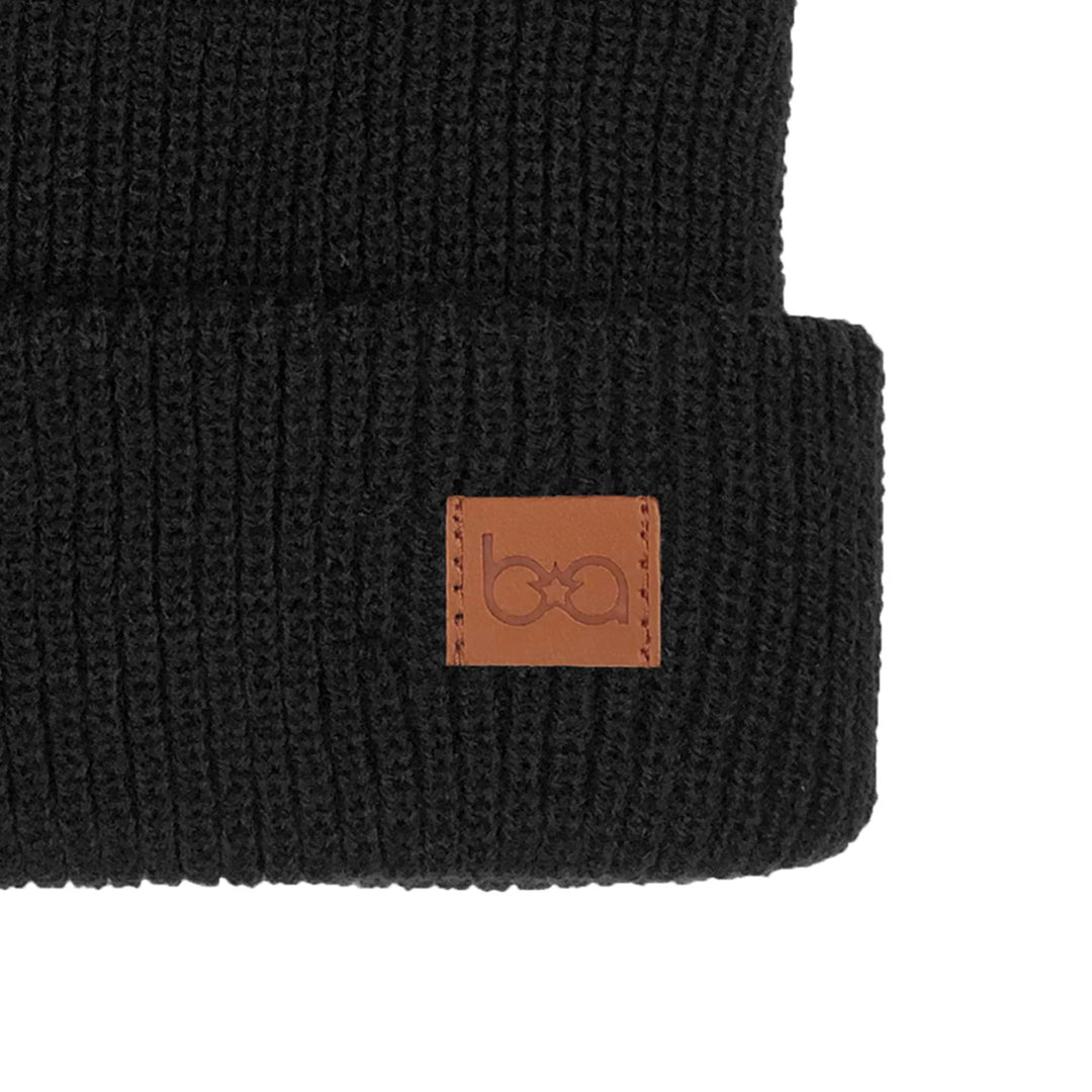 Babyfied Apparel Pom-Pom Toque (Black)