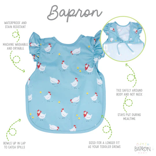 BapronBaby Bapron Toddler Bib (Little Chickies)