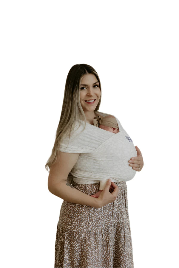 Beluga Baby Wrap (Alba Mae - Beige Floral)