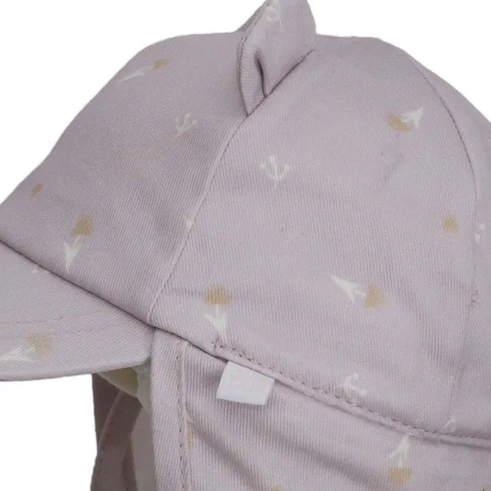 Calikids S2511 Organic Cotton Bear Hat (Orchid Print)