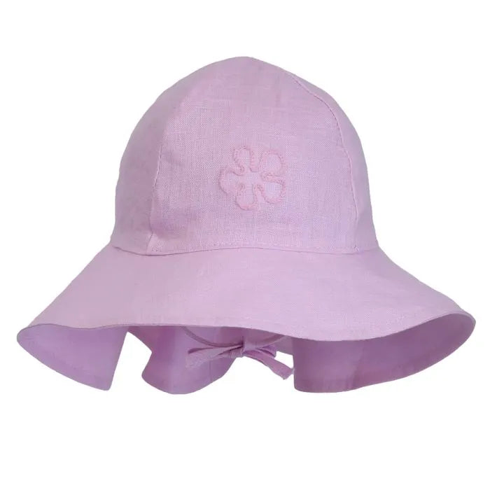 Calikids S2519 Linen Hat (Pink Tulle)