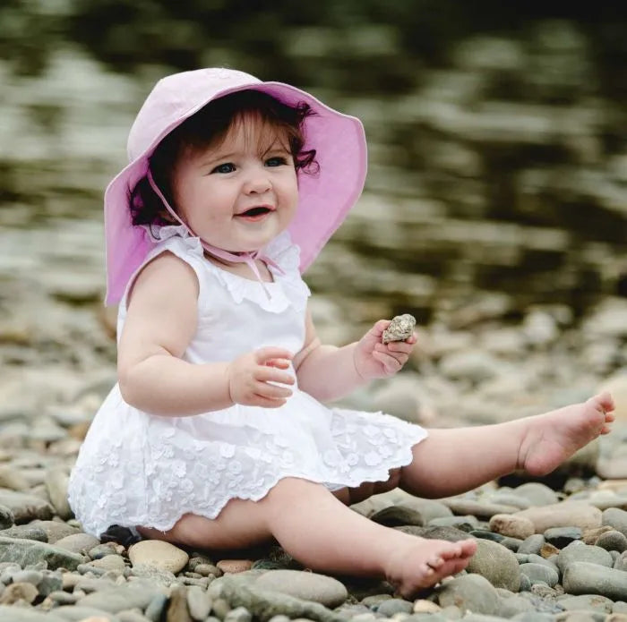 Calikids S2519 Linen Hat (Pink Tulle)