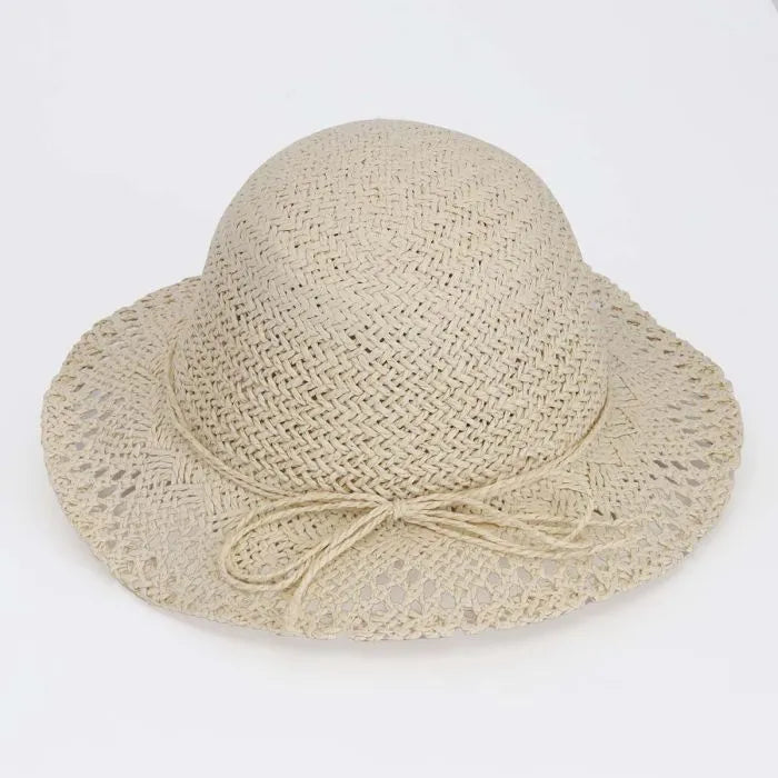 Calikids S2527 Straw Beach Hat (Sand)