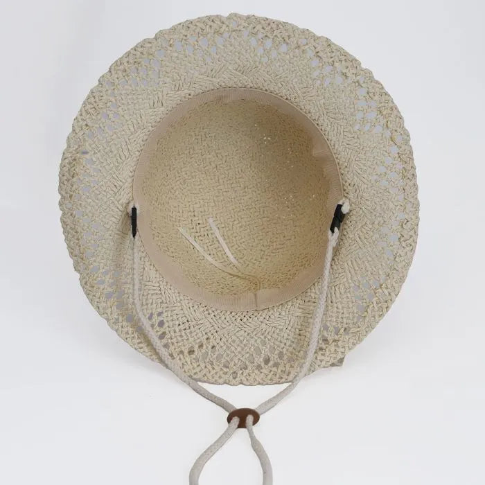 Calikids S2527 Straw Beach Hat (Sand)