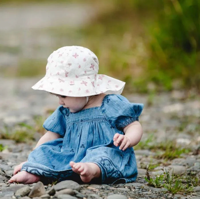 Calikids S2531 Organic Cotton Hat (Butterfly)