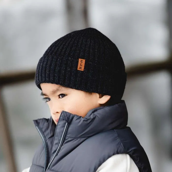 Calikids W2307 Knit Soft Touch Toque (Black)