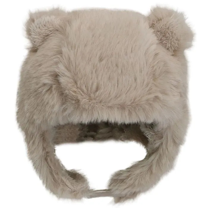 Calikids W2426 Faux Fur Bear Hat (Sand)