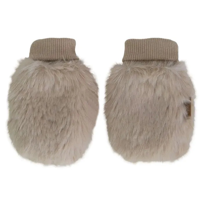 Calikids W2446 Faux Fur Mittens (Sand)